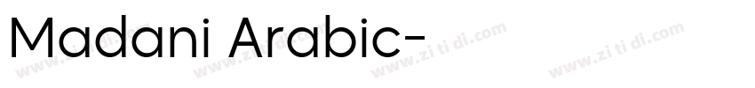 Madani Arabic字体转换